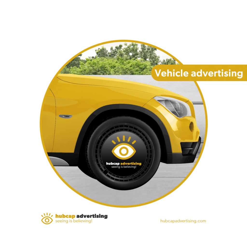Non-rotating wheel covers. (Vehicle ads)